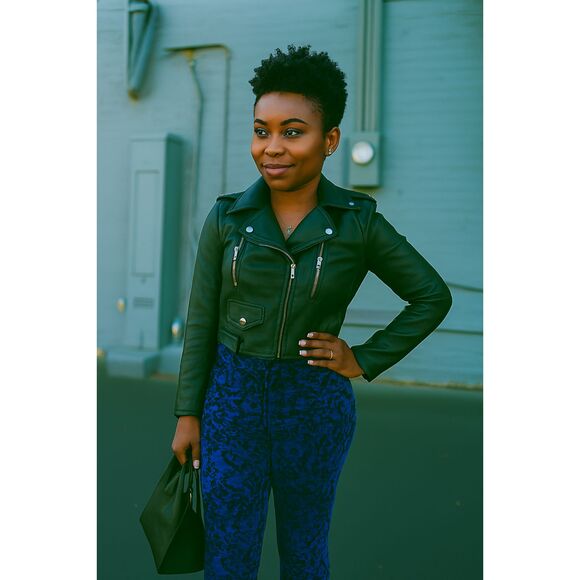 Free People Brocade Flocked Skinny Indigo Blue Floral Jeans Size 24 - Picture 11 of 11